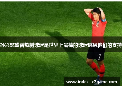 孙兴慜盛赞热刺球迷是世界上最棒的球迷感恩他们的支持